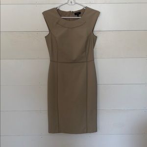 Tan Business Dress